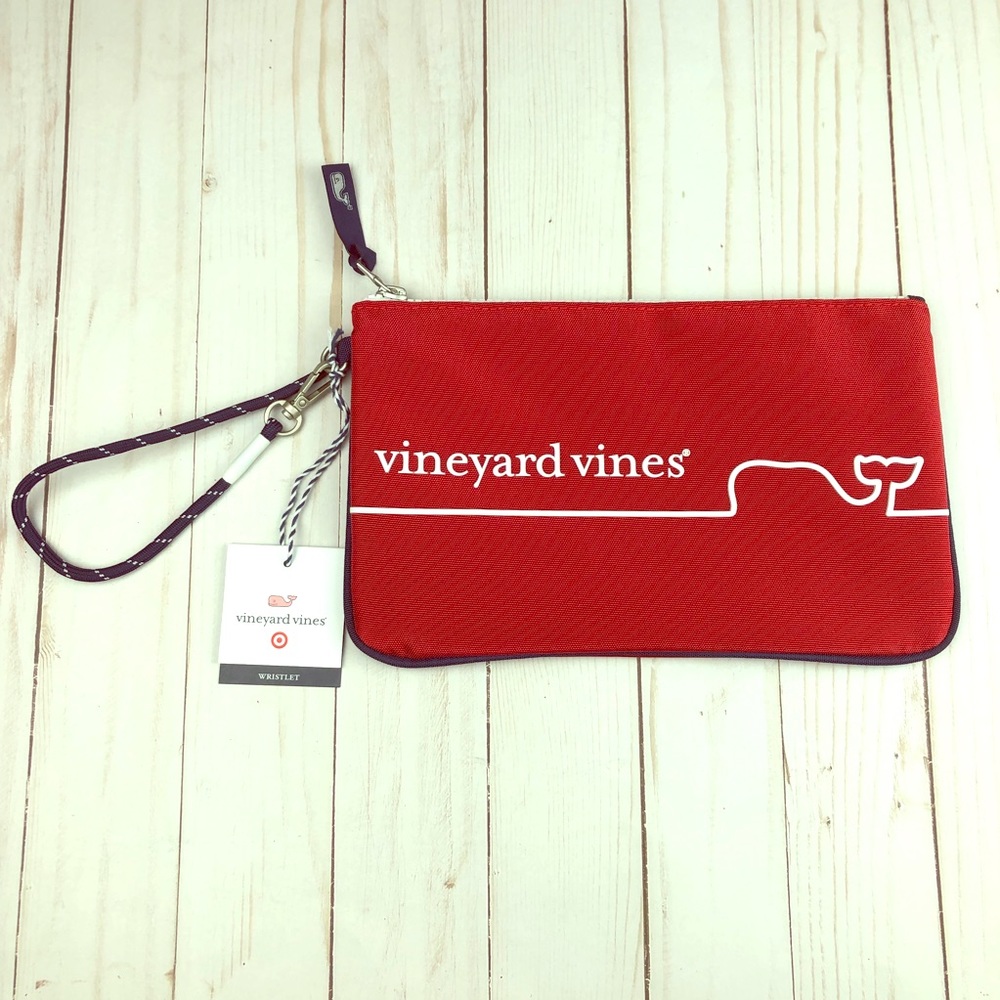 Vineyard Vines for Target red wristlet white whale